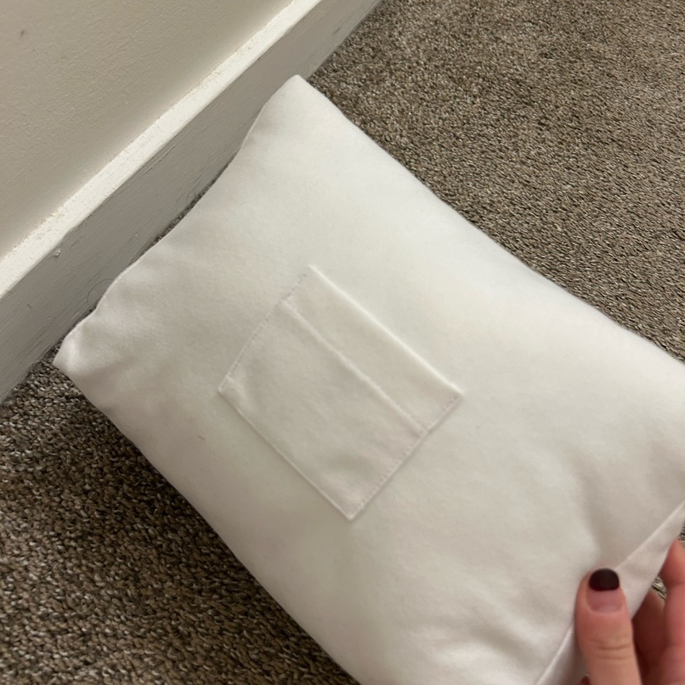 Birkin 30 White storage Pillow with Pocket